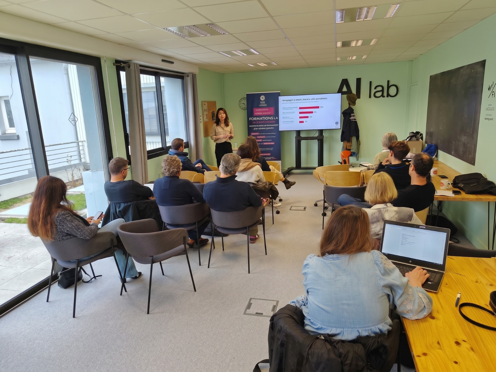 Formation IA en présentiel auprès d'une équipe