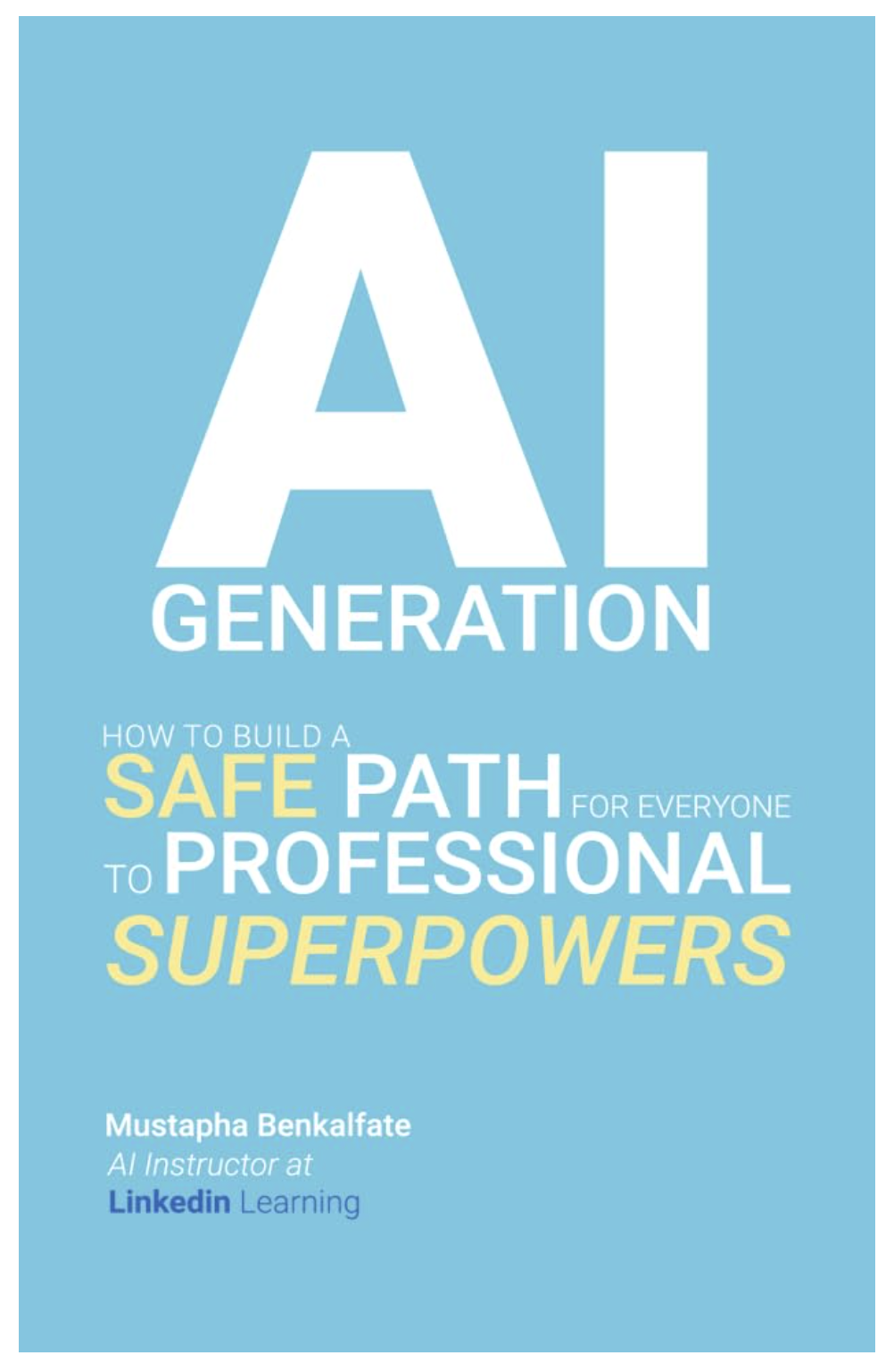 Couverture du livre AI Generation, écrit par Mustapha Benkalfate